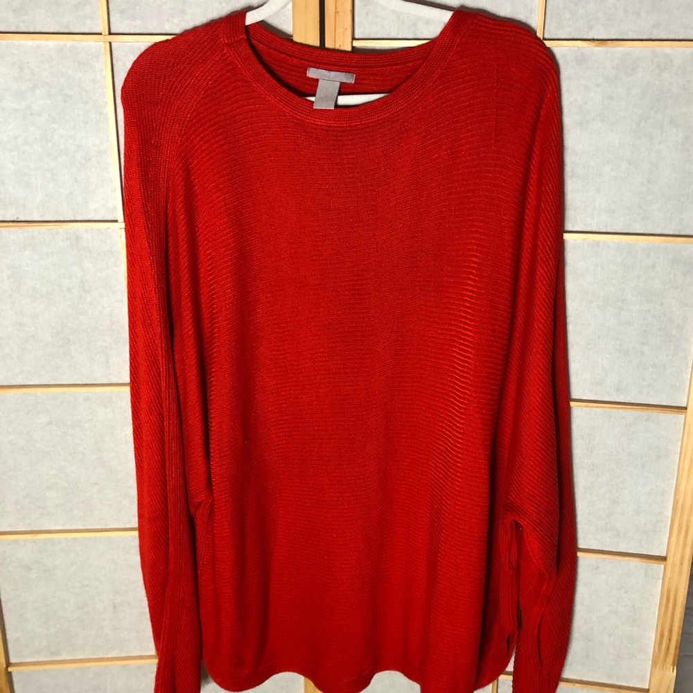 ribbed sweatshirt